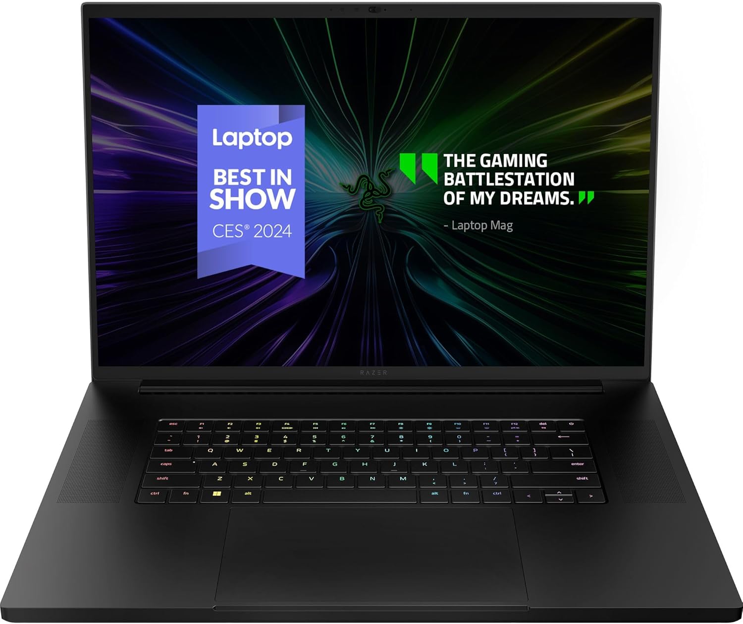 Razer Blade 18 2024 Gaming Laptop: NVIDIA GeForce RTX 4090 - Intel Core i9 14900HX 14th Gen CPU - 18” UHD 4K 200Hz Display - 64GB RAM - 2TB 2TB SSD - Thunderbolt 5 - Windows 11 - Chroma RGB